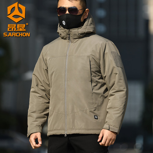 新款石墨烯锁温防风户外战术棉服