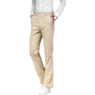 24秋季新款男休闲喇叭裤子 韩版潮宽松男喇叭休闲长裤 八十年代