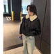 韩国设计师2026新款 Baby酱复古保暖皮毛一体飞行夹克外套女