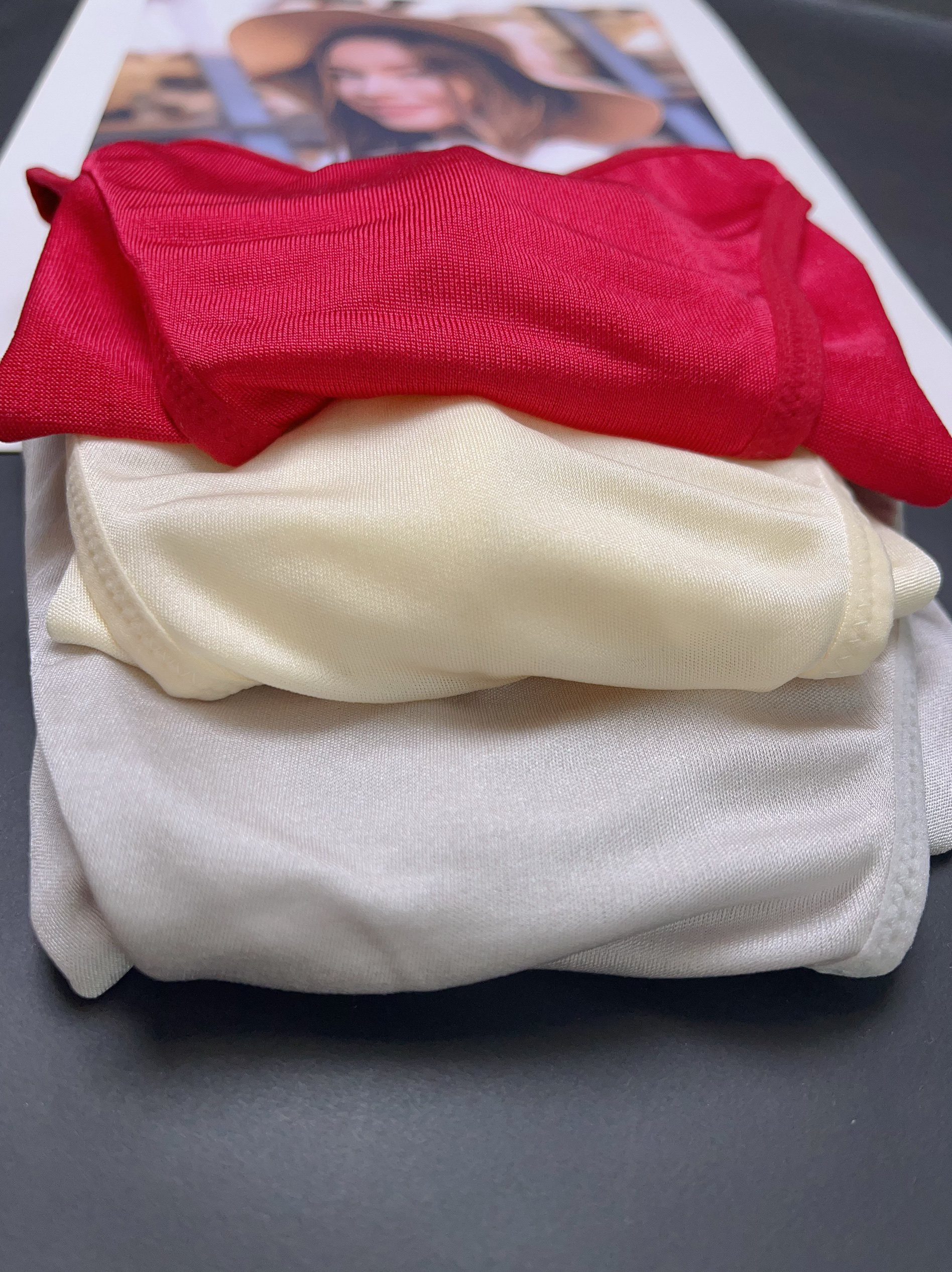 1020# 2条装 100%桑蚕丝低腰内裤 女士三角裤 真丝内裤女低腰内裤