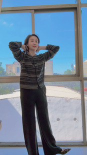 6820强缩绒纯羊毛裤 秋冬加厚外穿羊毛裤舒适软糯不扎人