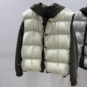 韩版两件套短款连帽羽绒服女套装