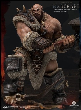 DAMTOYS 10寸 魔兽世界 奥格瑞姆 ORGRIM 雕像 标准版 仿铜版