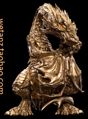 Weta 指环王 Q版 MINI SMAUG 史矛革 巨龙  黄金版 手办