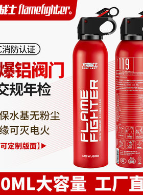 车载水基灭火器消防迷你便携式