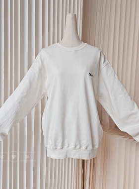 【聆家】男女款~春秋款极简风休闲圈毛料宽松卫衣0.645kg两件包邮