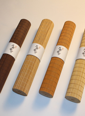 中式禅意竹茶席茶垫桌旗定制古风日式干泡隔热功夫茶茶道配件餐垫