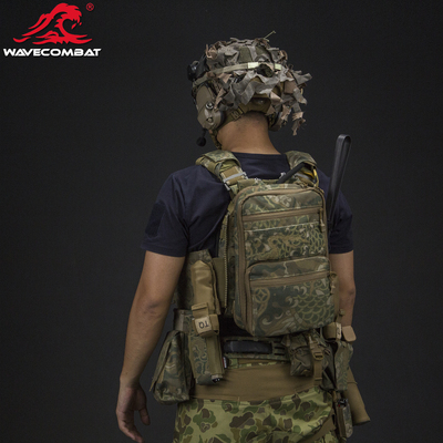 浪潮君物 龙纹迷彩Flatpack 2.5战术背包 水袋包 Molle背板包