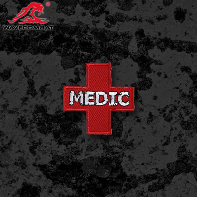 浪潮君物medic医疗兵刺绣章