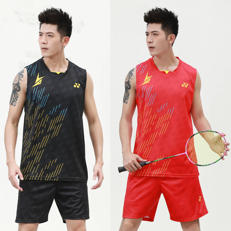 2019 new pattern Sleeveless Badminton clothing suit Lindane Race suit Athletic Wear Short sleeved motion shortsin the Sports/Yoga/Fitness/Fans supplies , Badminton , Badminton clothing  category - from Buy2taobao.com to provide professional Taobao agent buy service