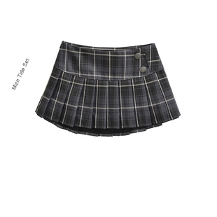 BM MICN魔法优等生百搭的学院百褶裙!裙长不走光设计显瘦a字短裙