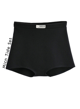 Lisa同款爵士舞嘻哈修身包臀短裤高腰显瘦休闲裤跳舞裤子女团风潮