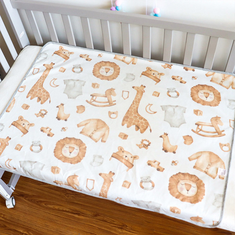 cu系列隔尿床垫婴儿防水可水洗透气纯棉双面加大隔尿垫宝宝尿布垫