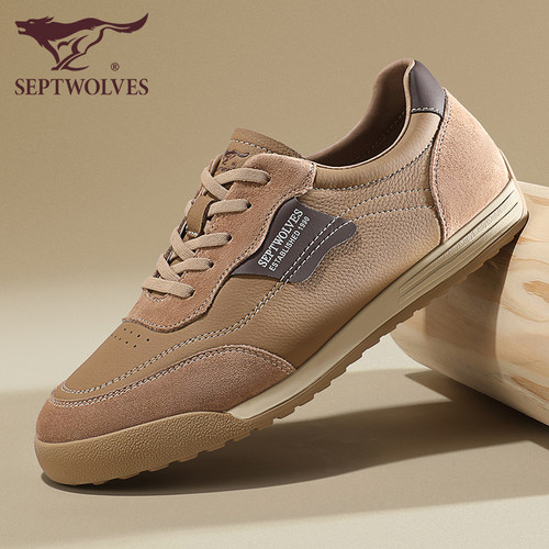 七匹狼男鞋男式高级感痞帅鞋子2025新款品牌运动鞋男款秋冬通勤鞋