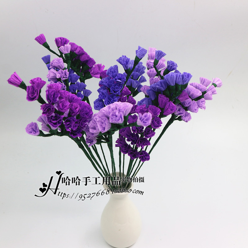 皱纹纸勿忘我手工diy套餐