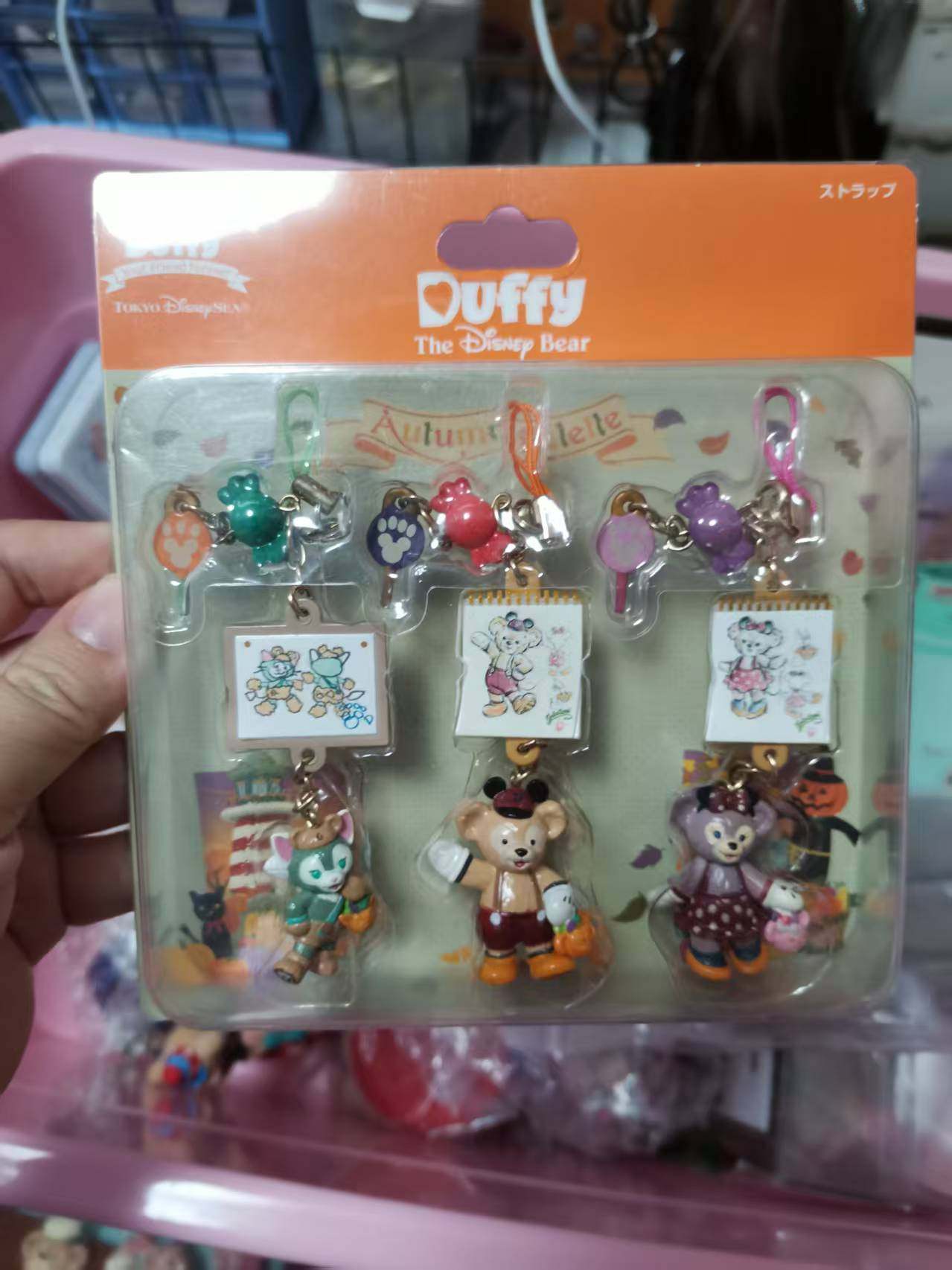 中古绝版东迪正品达菲熊雪莉玫星黛露托尼周边手机链挂件钥匙扣