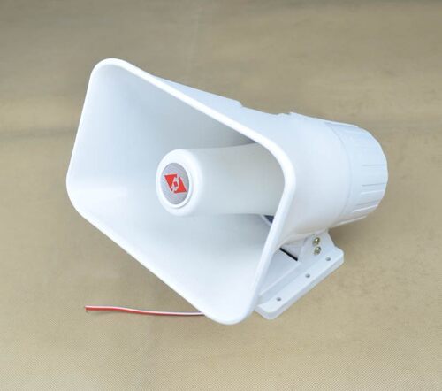 大声新款号筒式扬声器12V30W车载高音扩音器高音喇叭 方形扬声器