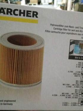 人气凯驰吸尘器过滤器A2004 a2656系列 WD系列吸尘器专用过滤筒式