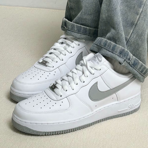 耐克/Nike Air Force 1 AF1 白灰空军一号男款休闲板鞋FJ4146-100