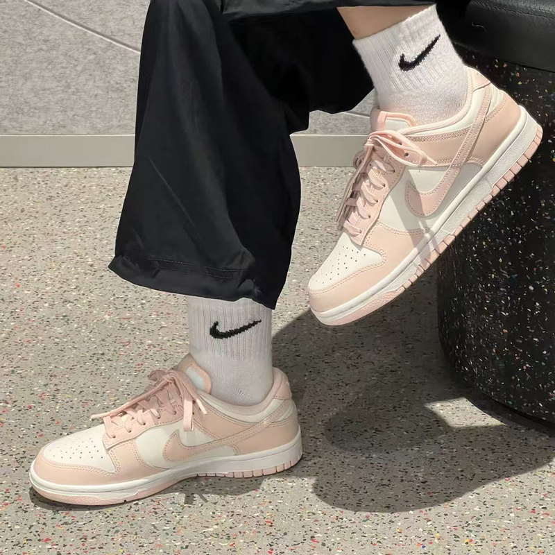 耐克/Nike Dunk 樱花粉防滑耐磨百搭女子低帮复古板鞋 DD1503-102,运动鞋new,板鞋,淘宝优惠券,粉丝福利购,淘宝优惠卷