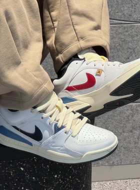 耐克/Nike Jordan Stadium 90 白蓝红防滑减震低帮板鞋HM3713-141