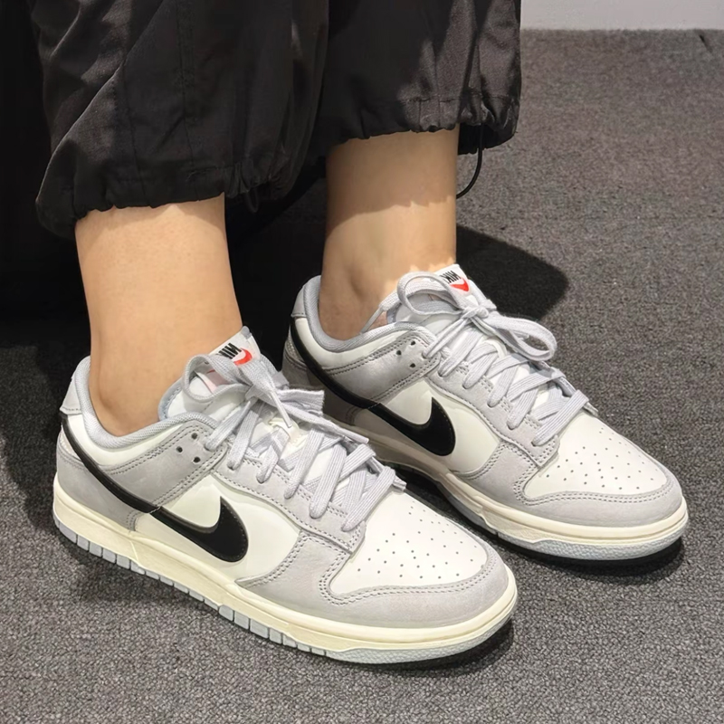 耐克/Nike Dunk Low 灰色男款低帮休闲复古经典板鞋 IB3079-101