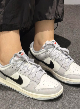 耐克/Nike Dunk Low 灰色男款低帮休闲复古经典板鞋 IB3079-101