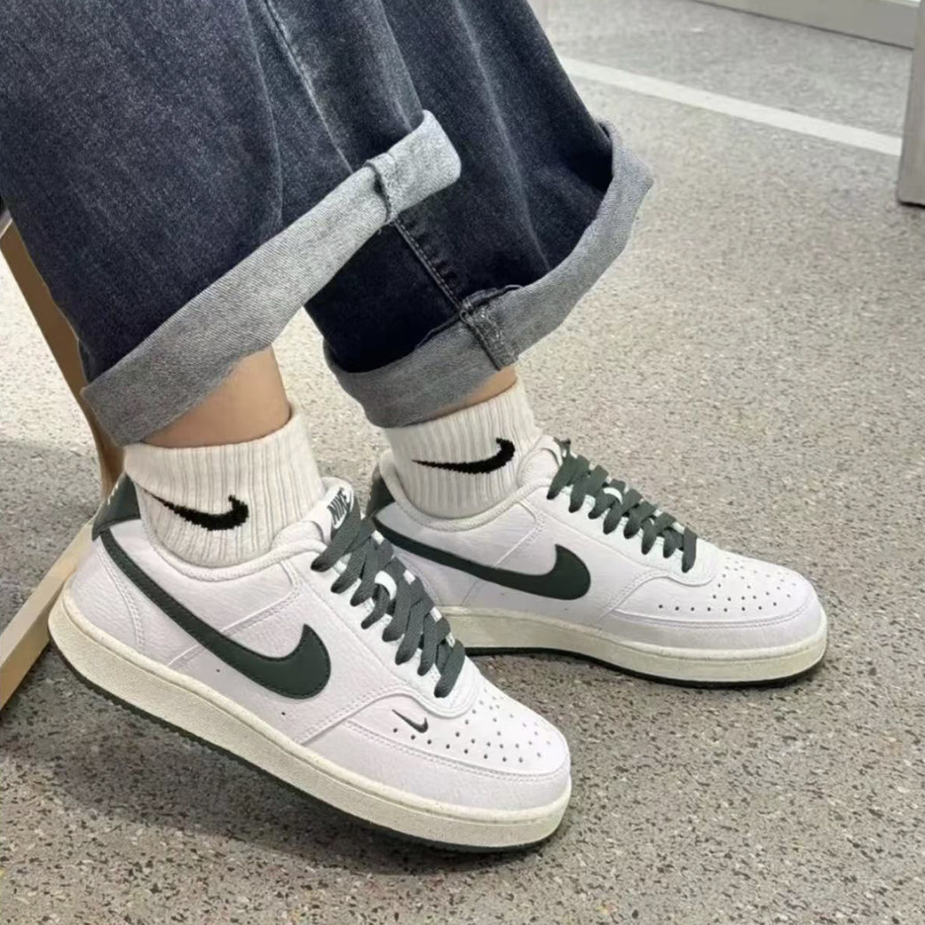 耐克/Nike Court Vision Low 白绿复古休闲低帮板鞋 FV9952-101,运动鞋new,板鞋,淘宝优惠券,粉丝福利购,淘宝优惠卷