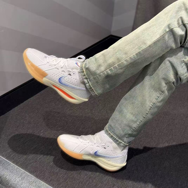 耐克/Nike Air Zoom G.T. Cut 3 白蓝橙男子复古篮球鞋HJ8205-100