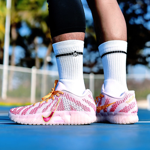 耐克/Nike Ja 3 莫兰特三代粉紫色耐磨低帮男子篮球鞋 HF2794-601