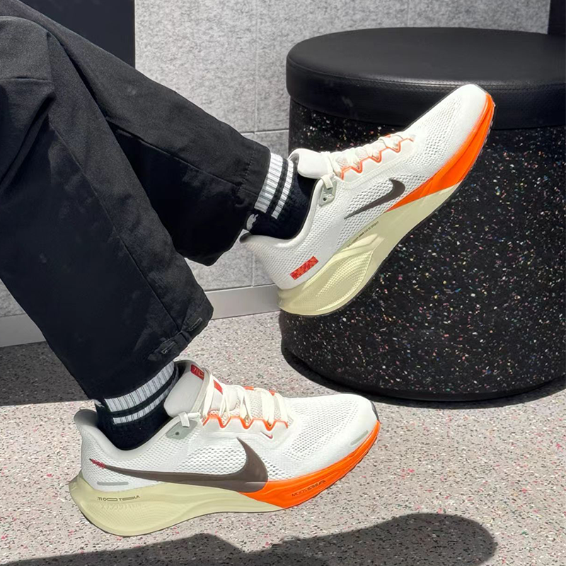 耐克/Nike Air Zoom Pegasus 41 米橙棕低帮跑步鞋男款HV5975-102,运动鞋new,篮球鞋,淘宝优惠券,粉丝福利购,淘宝优惠卷