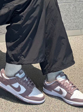 耐克/Nike Dunk Low 白紫色男款低帮休闲复古经典板鞋 DV0833-112