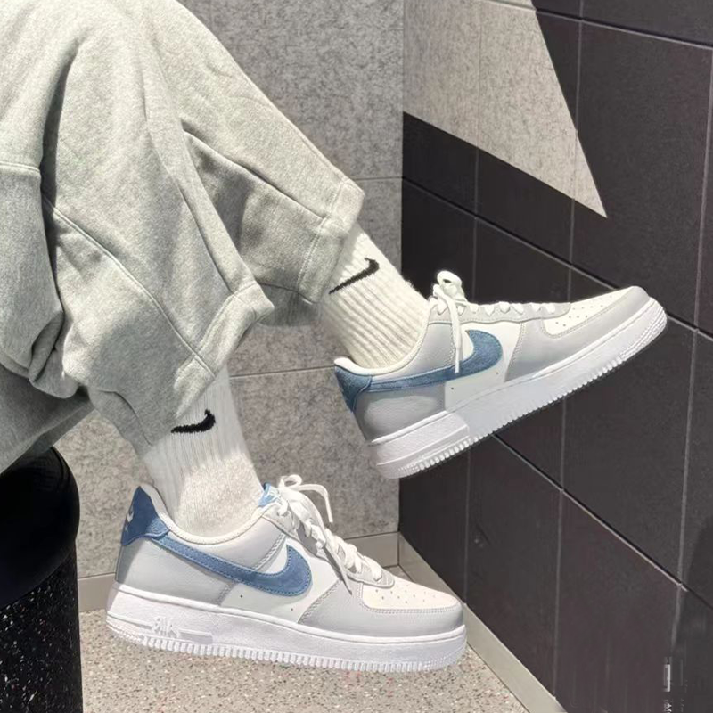 耐克/Nike Air Force 1 AF1 蓝白低帮经典休闲运动板鞋HV1795-141