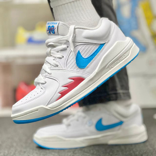 耐克/Nike Jordan Stadium白蓝红缓震运动女款低帮板鞋FB2269-100