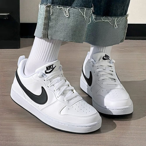 耐克/Nike Court Borough 黑白经典透气女子低帮板鞋  DV5456-104