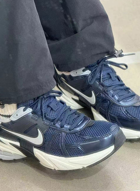 耐克/Nike V2K Run Runtekk 蓝色男款低帮复古运动鞋 HJ4497-400