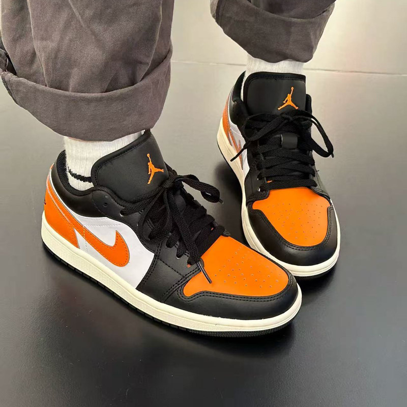耐克/Nike Air Jordan 1 Low黑橙扣碎帮复古运动休闲鞋553558-081,运动鞋new,板鞋,淘宝优惠券,粉丝福利购,淘宝优惠卷