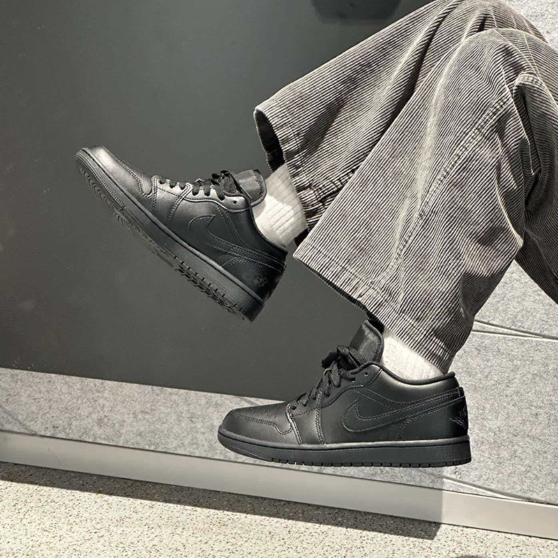 耐克/Nike Air Jordan1 Low 黑武士男款休闲低帮板鞋 553558-093,运动鞋new,板鞋,淘宝优惠券,粉丝福利购,淘宝优惠卷