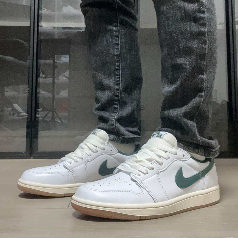 耐克/Nike Air Jordan 1 Low 白绿低帮男款休闲篮球鞋 CZ0775-133,运动鞋new,板鞋,淘宝优惠券,粉丝福利购,淘宝优惠卷