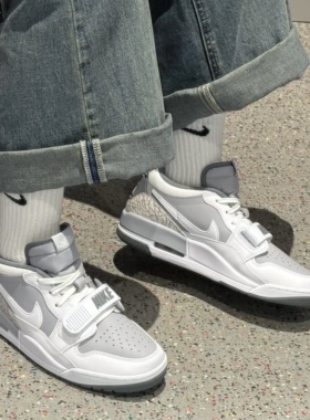 耐克/Nike Air Jordan Legacy 312 灰色低帮复古篮球鞋CD7069-005
