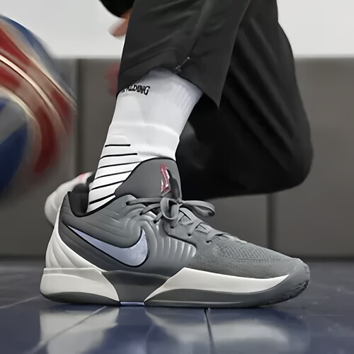 耐克/Nike Ja 2 莫兰特二代防滑低帮男款黑灰色篮球鞋 FD7327-002