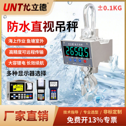 尤立德高精度电子吊秤0.1kg