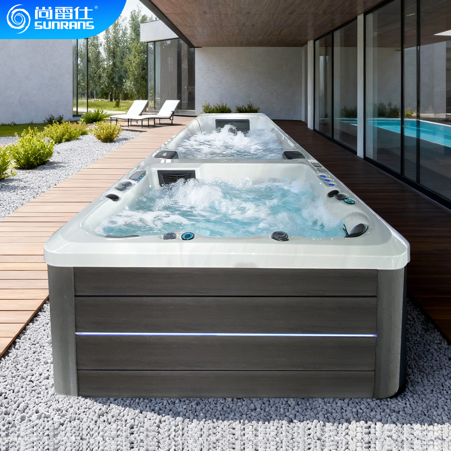 尚雷仕层流激浪无边际泳池