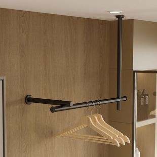 亚朵全季 酒店民宿宾馆挂衣架电镀金色黑色枪灰衣架挂衣杆可定制