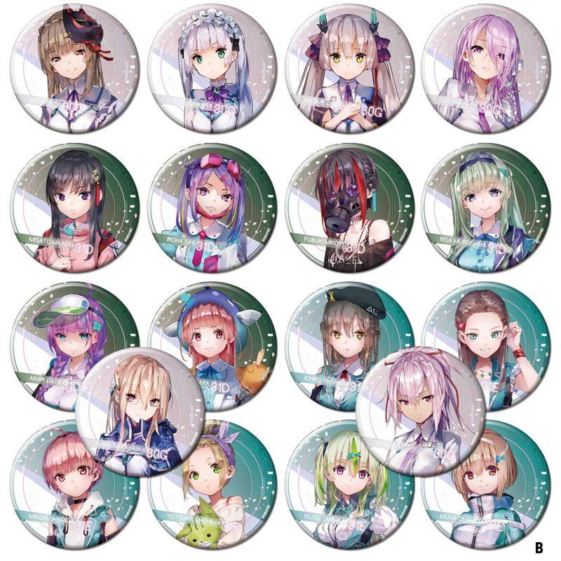 heaven burns red浴火天国红烧天堂游戏周边镭射徽章二次元胸章b