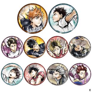 排球少年周边cos日向翔阳 岩泉一 及川徹日向挂件动漫徽章胸章E款