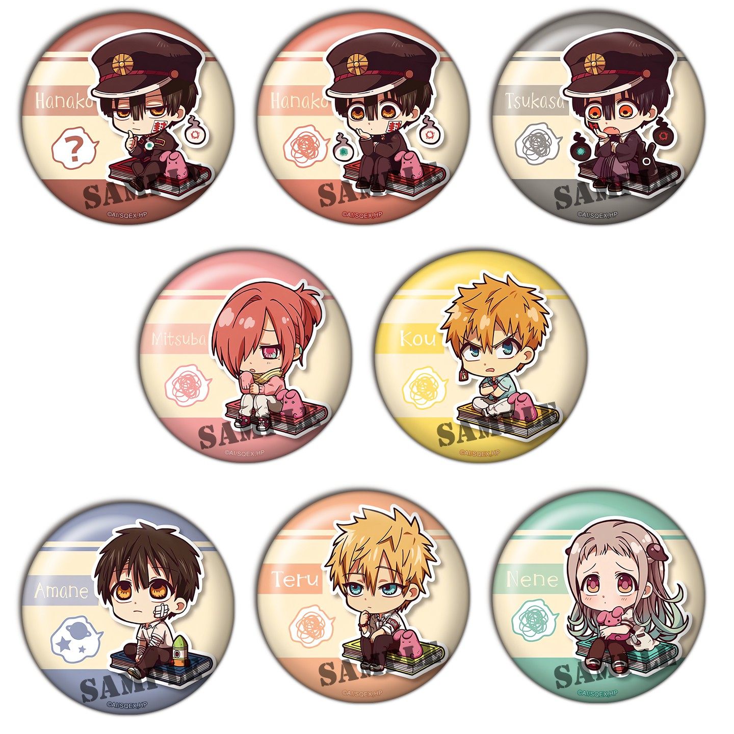 地缚少年花子君吧唧谷子周边花子源光COS动漫徽章宁宁胸章挂件M