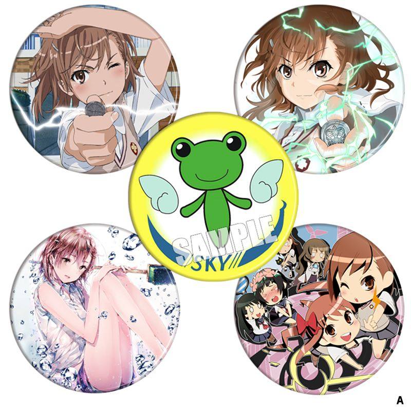 某科学的超电磁炮 炮姐 电与磁 魔法禁书目录动漫胸章徽章胸针a款