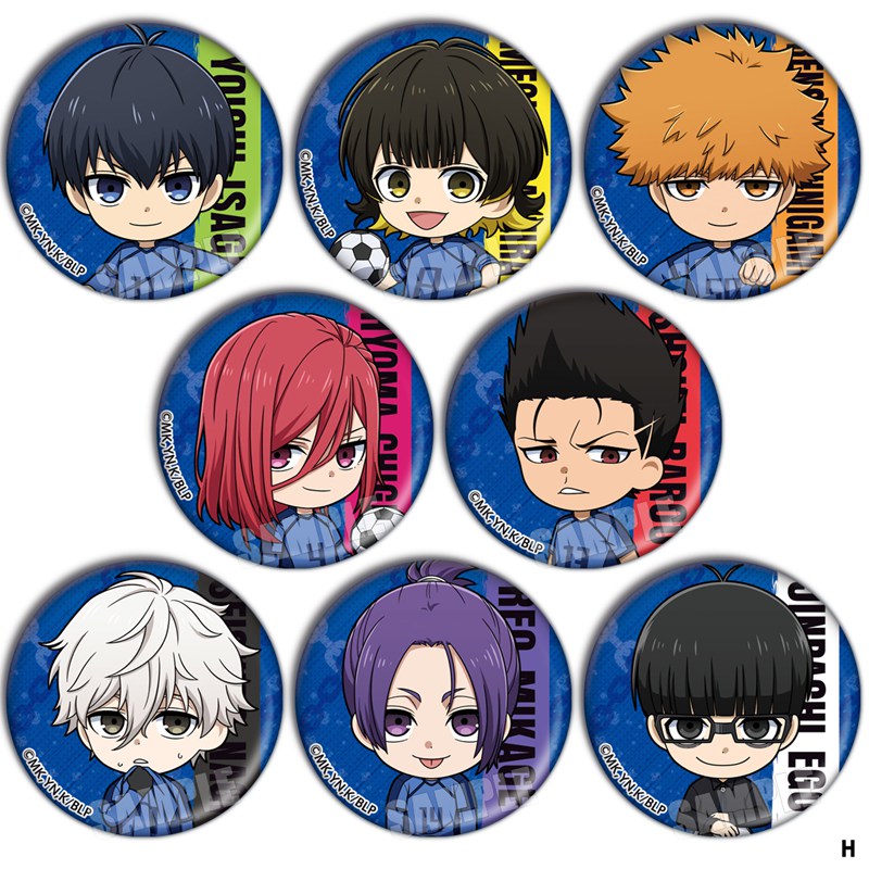 蓝色监狱BLUELOCK镭射徽章挂件