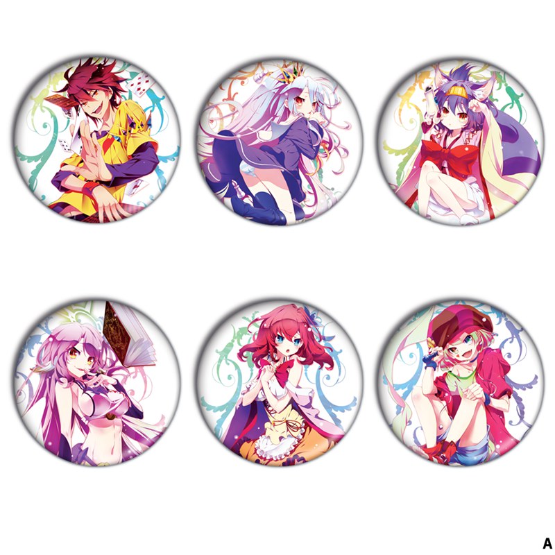 游戏人生空白勋章圆形动漫周边